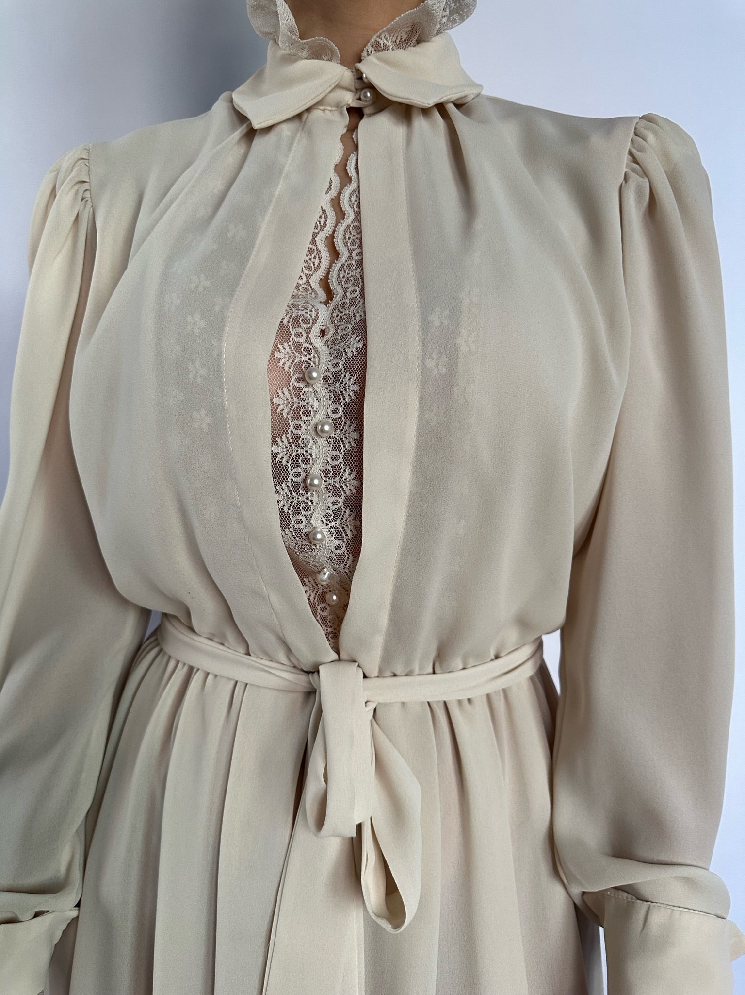 【美品】Ameri vintage LACE COLLOR SET DRESS Ameri（アメリ）の「LACE COLLAR SET DRESS（ワンピース）」 - WEAR